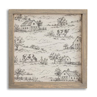 Farm Sketch Wall Art