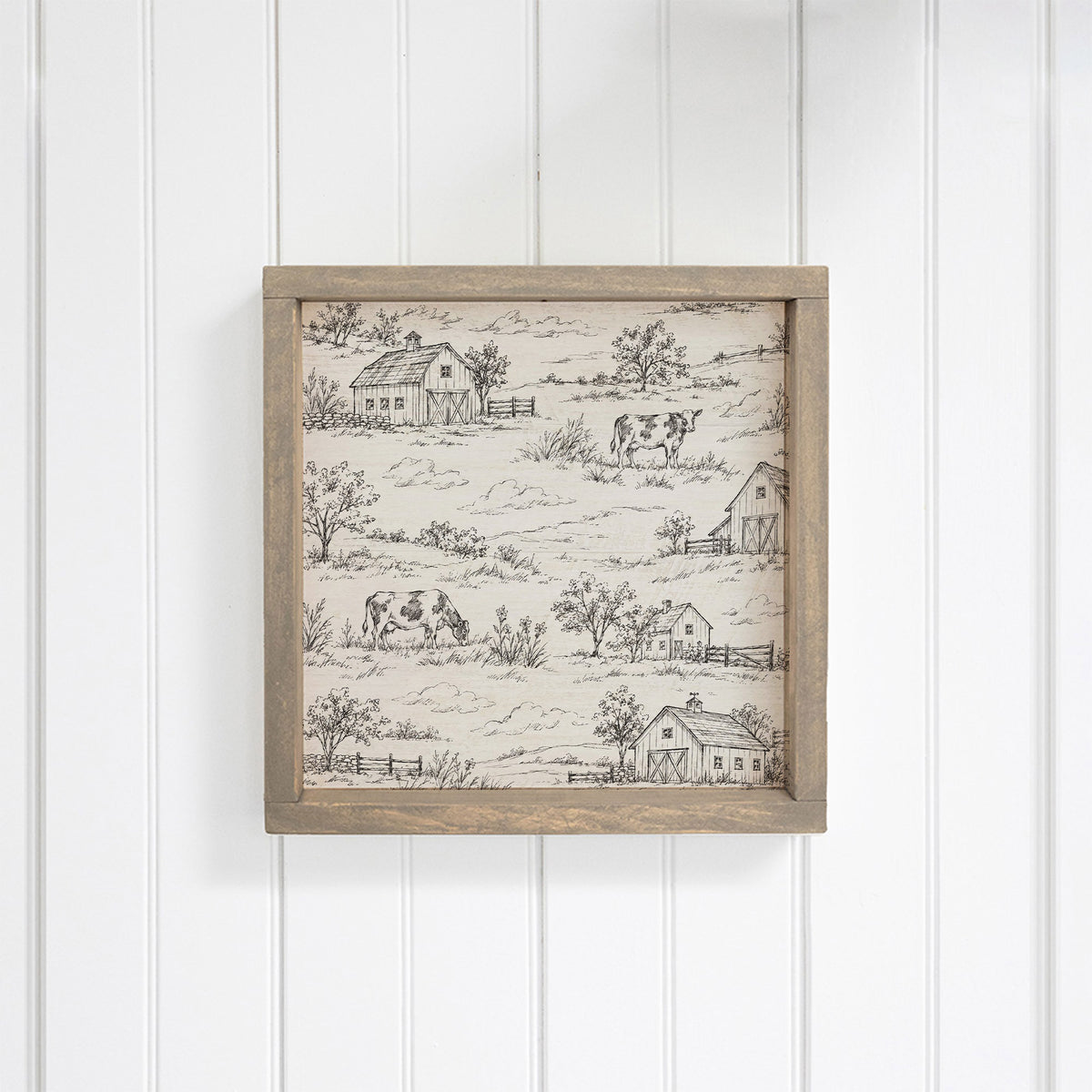 Farm Sketch Wall Art