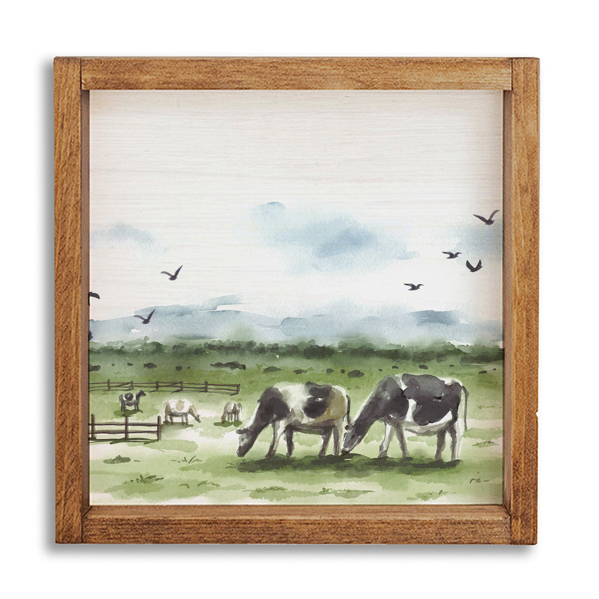 Grazing Cows Wall Art