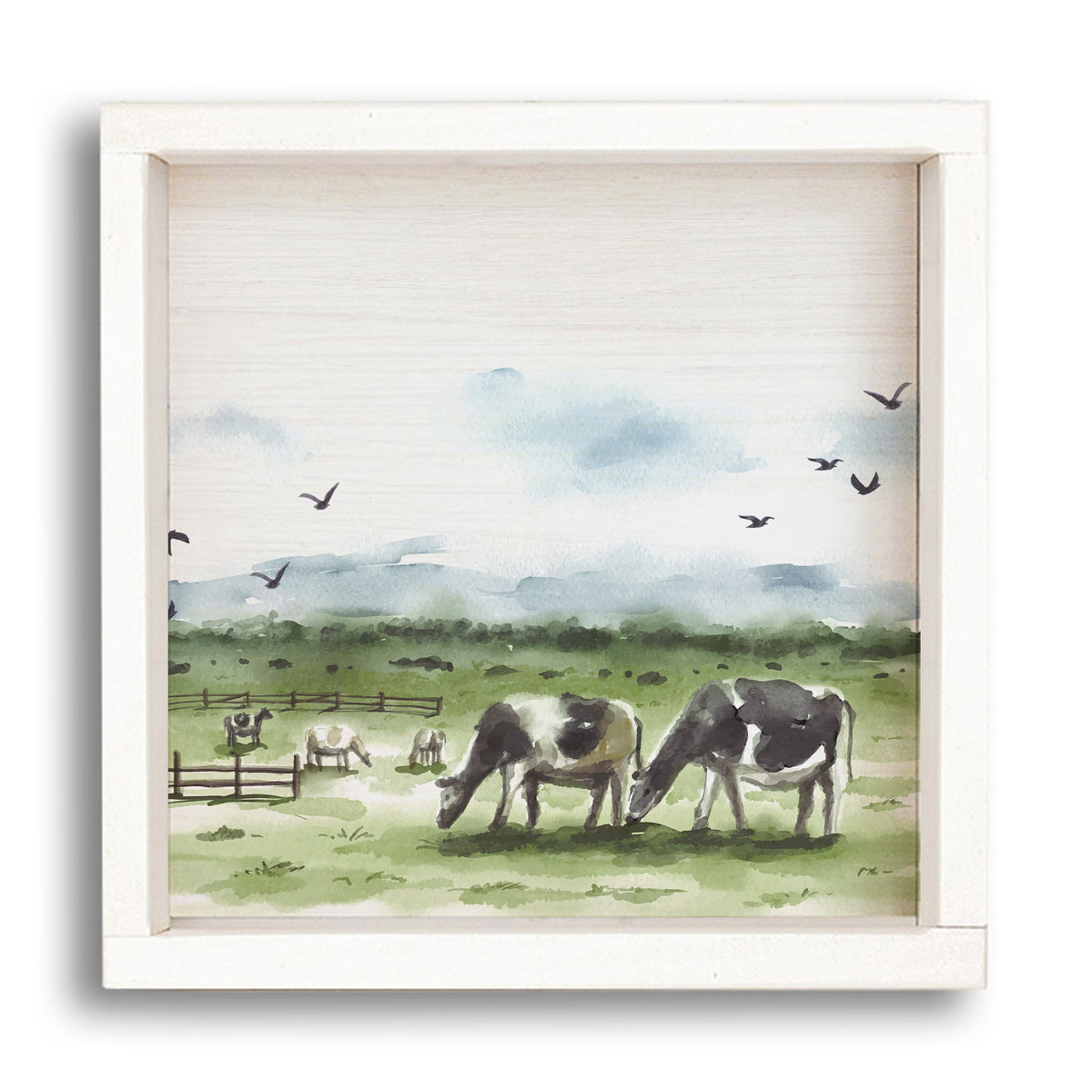 Grazing Cows Wall Art