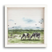 Grazing Cows Wall Art