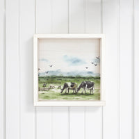 Grazing Cows Wall Art