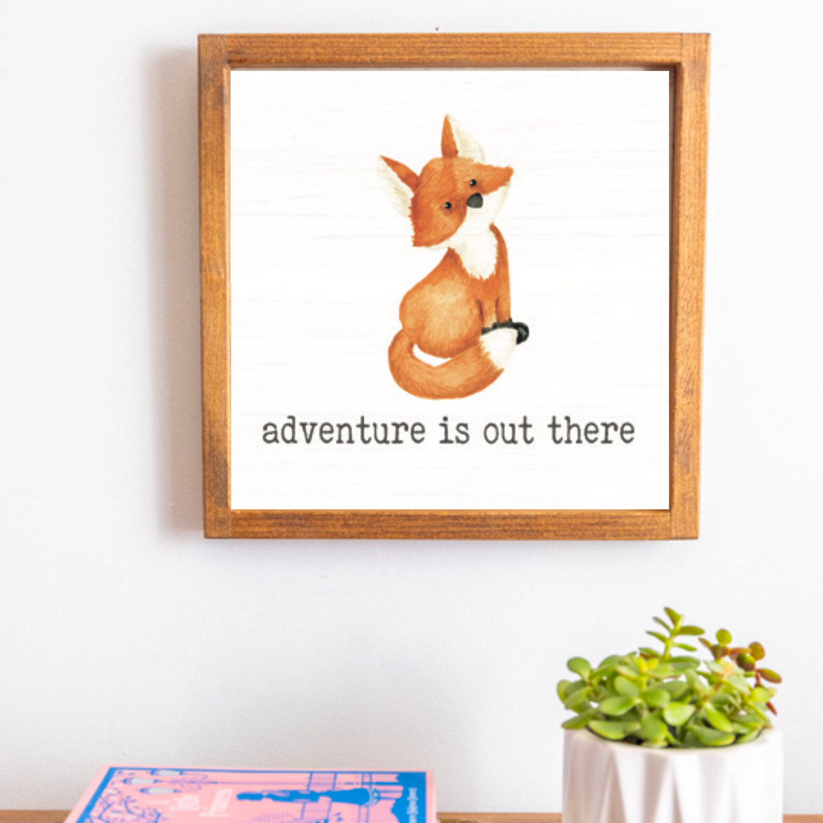 Adventure Is Out There 12" x 12" Wall Art