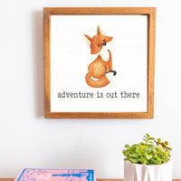 Adventure Is Out There 12" x 12" Wall Art