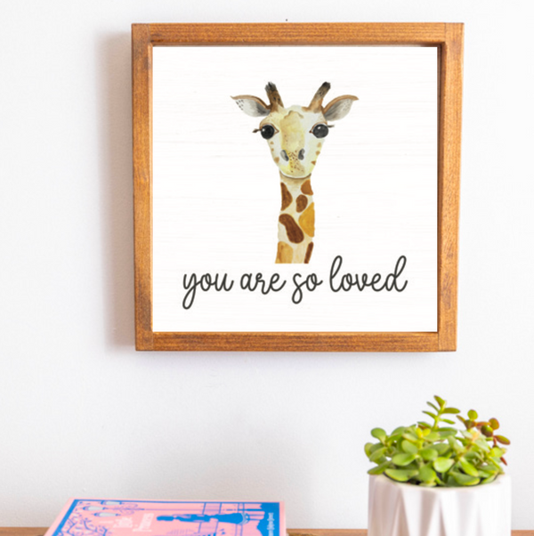 You Are So Loved Wall Art