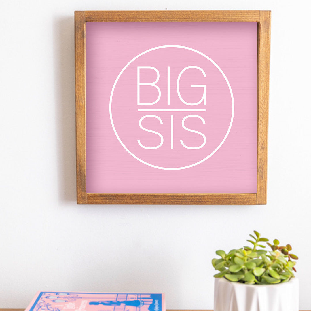 Big Sister 12" x 12" Wall Art