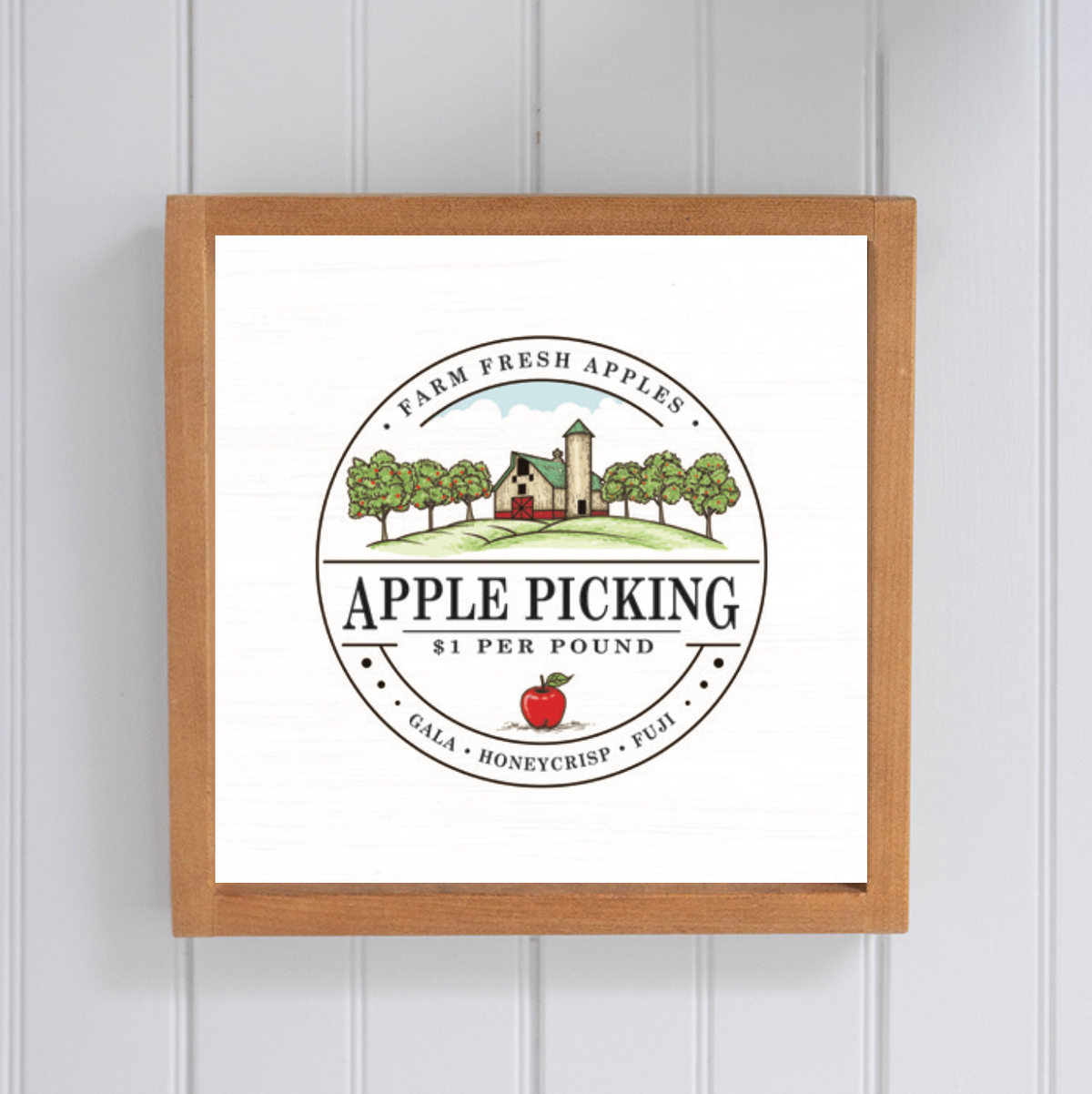 Apple Picking Wall Art