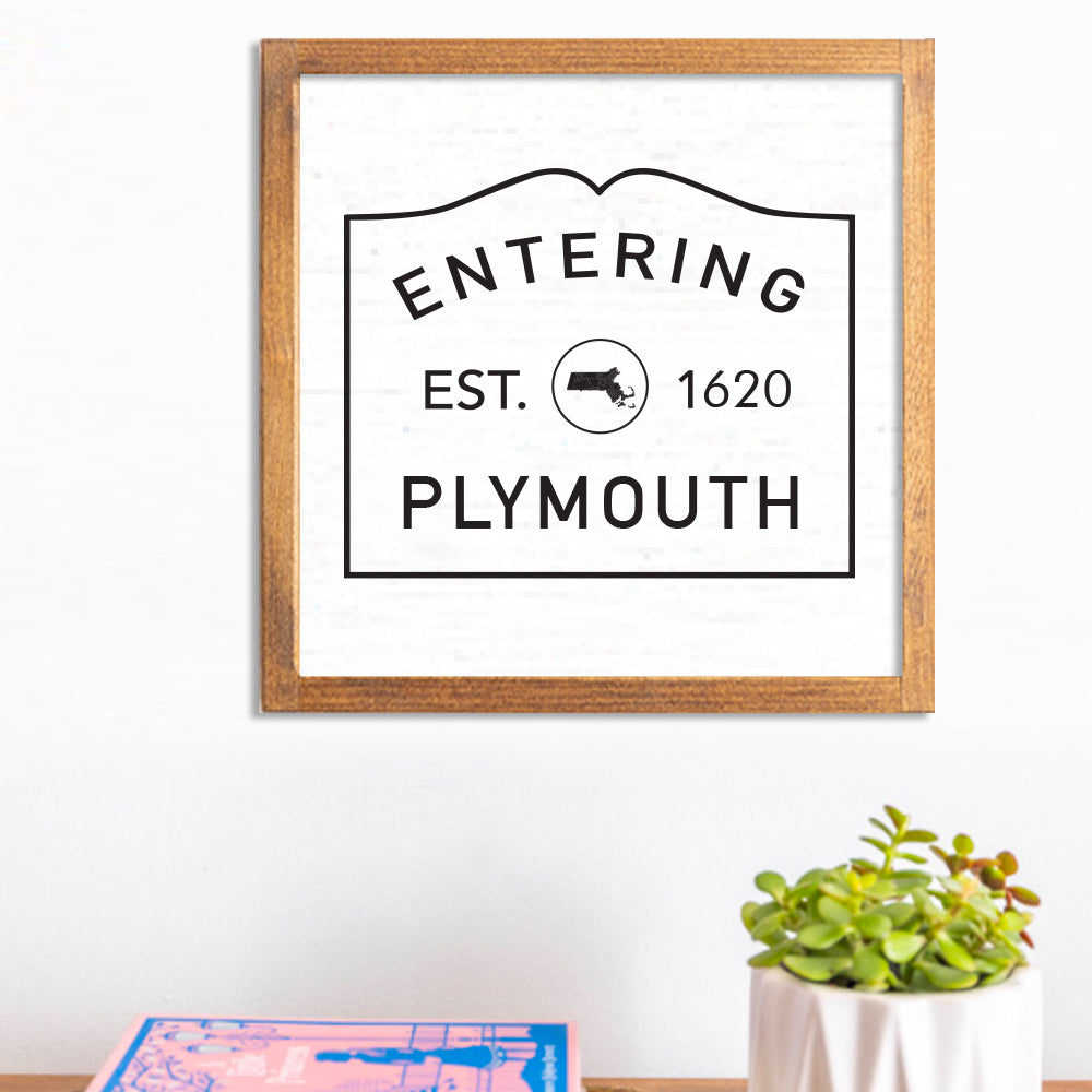 Personalized Entering 12" x 12" Wall Art