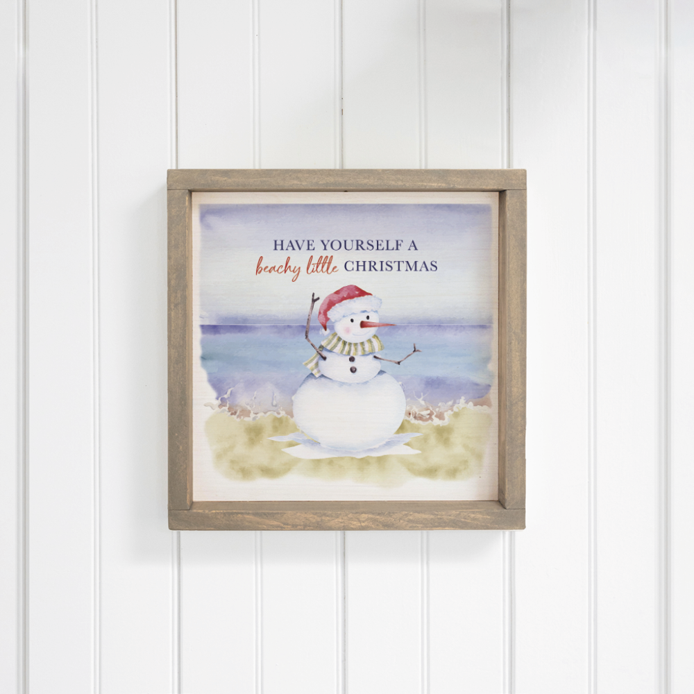 Have a Beachy Little Christmas Wall Art