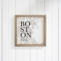 Black and White City Grid Wall Art