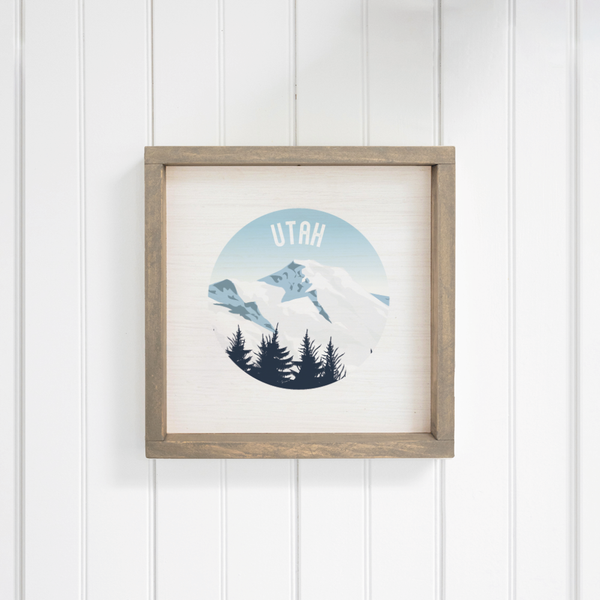 Personalized Scenic Mountain Top Wall Art