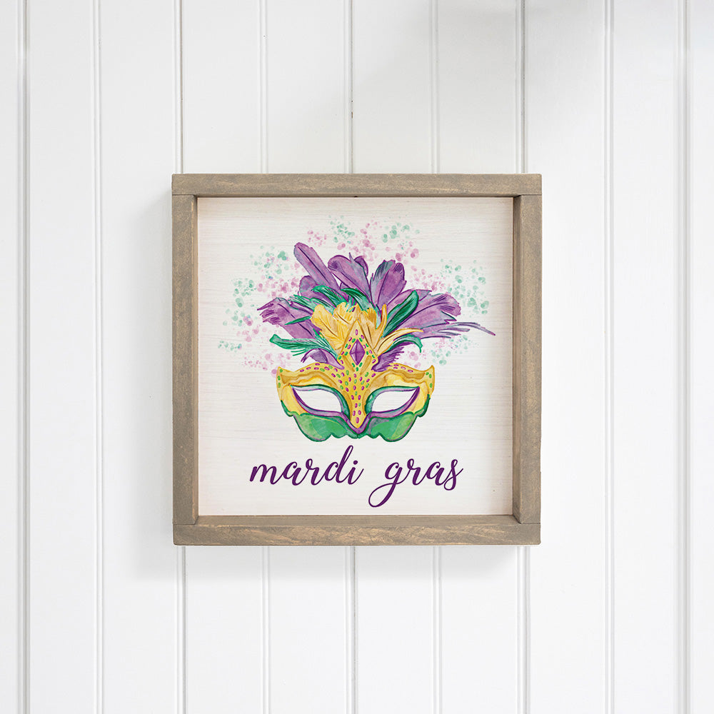Mardi Gras Mask Wall Art