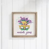 Mardi Gras Mask Wall Art