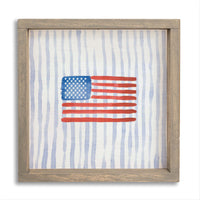 American Flag Watercolor Wall Art