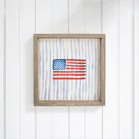 American Flag Watercolor Wall Art