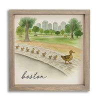 Ducklings Boston Wall Art