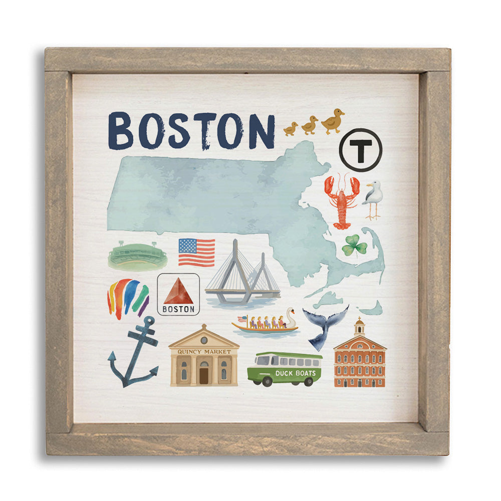 Boston Famous Wall Art