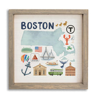 Boston Famous Wall Art