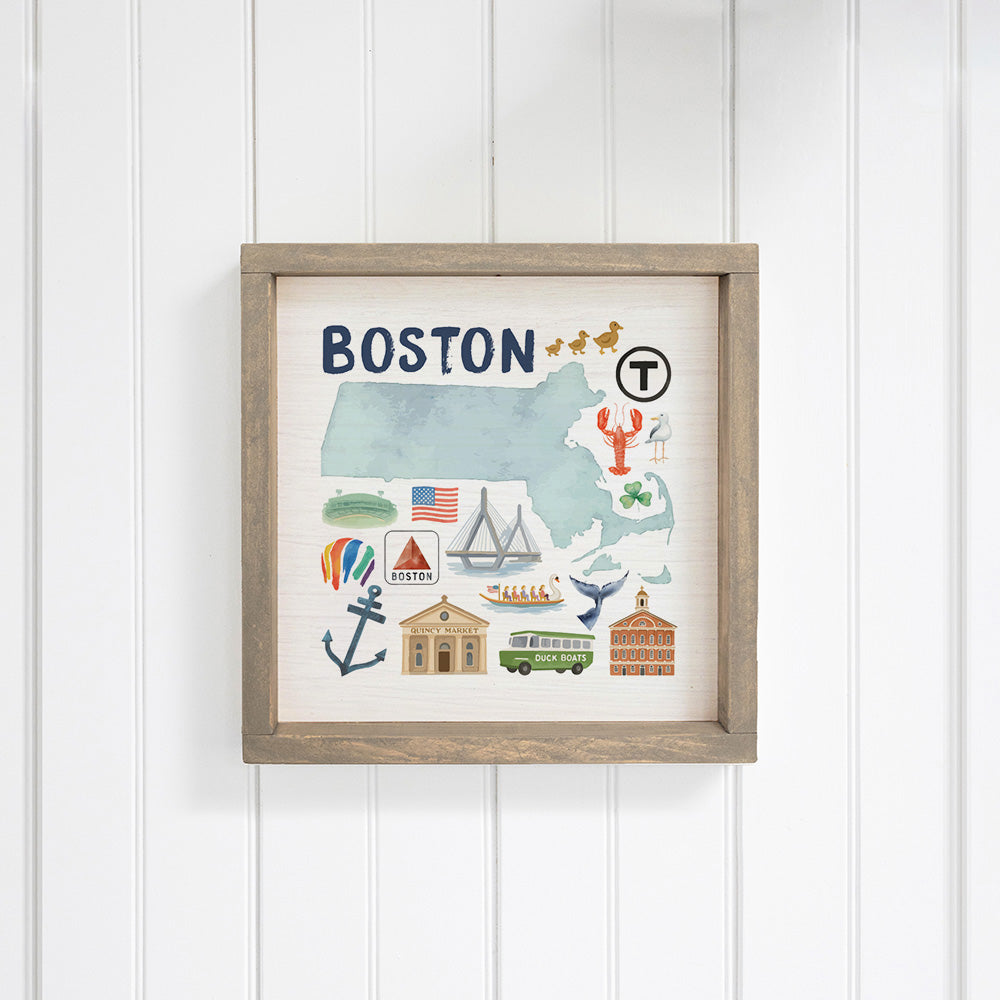 Boston Famous Wall Art