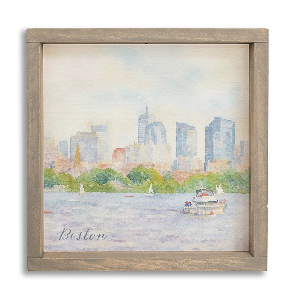 Boston City Wall Art