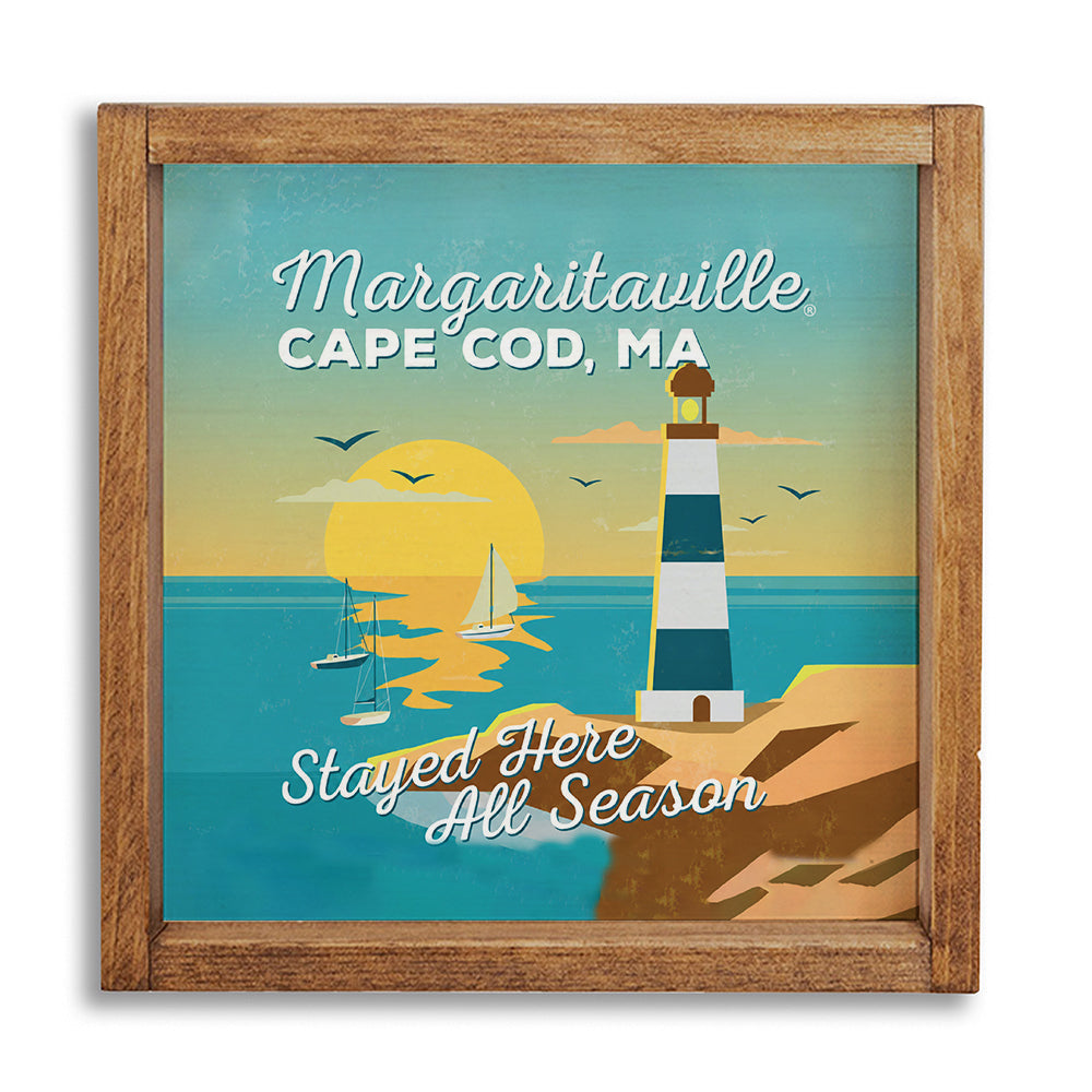 *Cape Cod Stayed Here All Season Wall Art