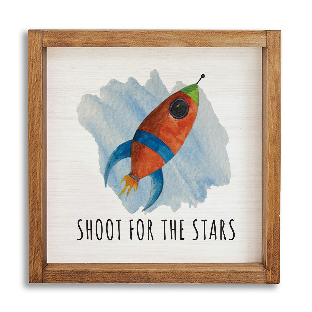 Shoot For The Stars 12" x 12" Wall Art