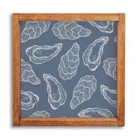 Repeating Oysters 12" x 12" Wall Art