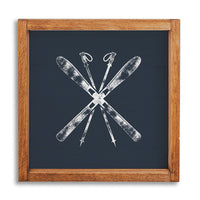 Skis Wall Art