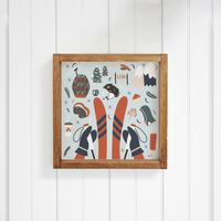 Chairlift Charm Wall Art