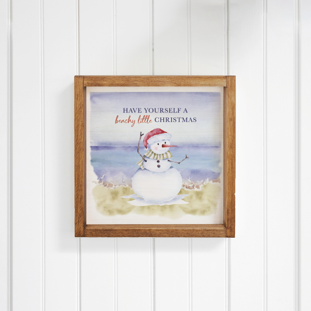 Have a Beachy Little Christmas Wall Art