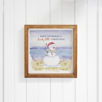 Have a Beachy Little Christmas Wall Art