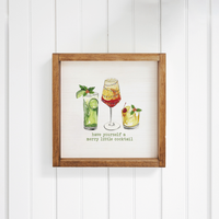 Have Yourself a Merry Little Cocktail Wall Art