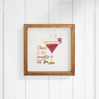 Cheers to the Naughty List Wall Art