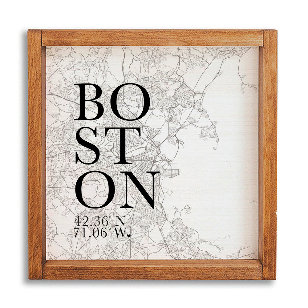 Black and White City Grid Wall Art