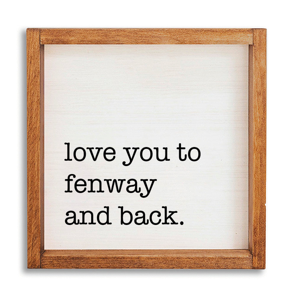 Love You To 12" x 12" Personalized Wall Art