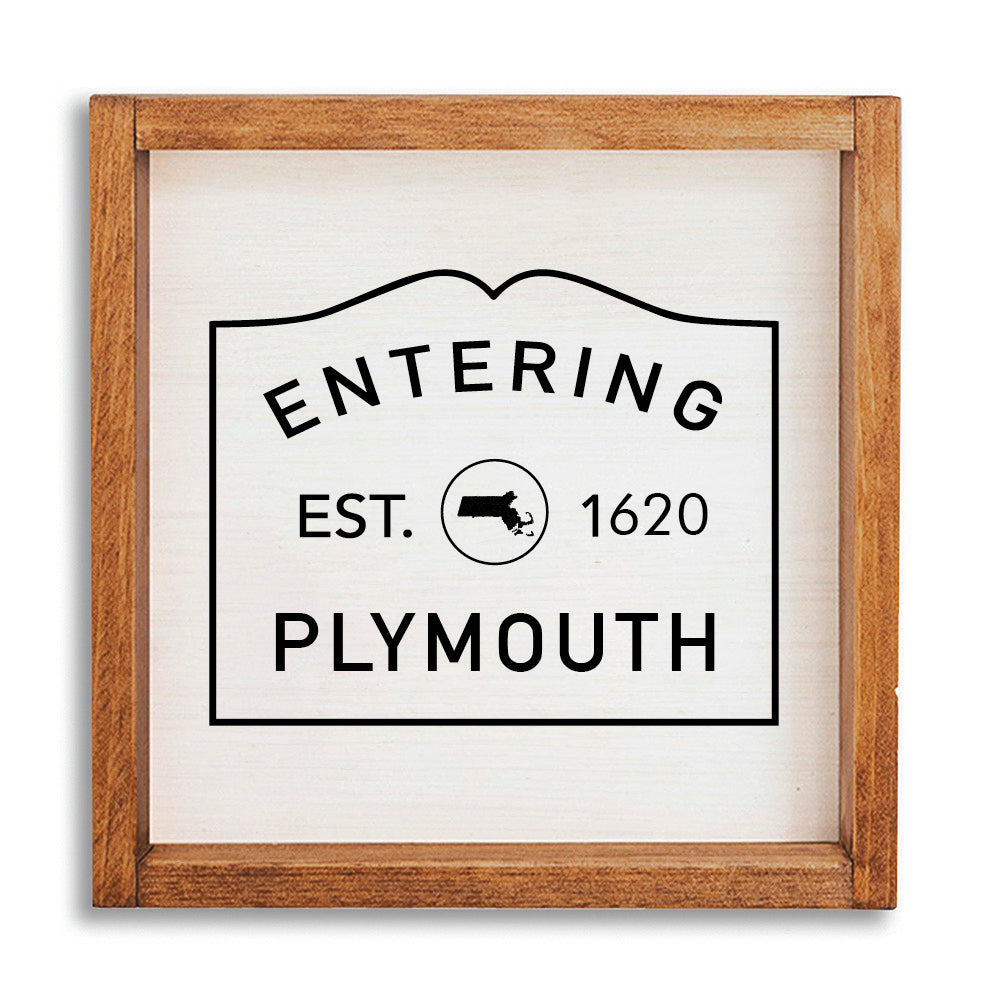Entering 12" x 12" Personalized Wall Art
