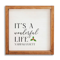 It's a Wonderful Life Personalized Wall Art