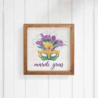 Mardi Gras Mask Wall Art