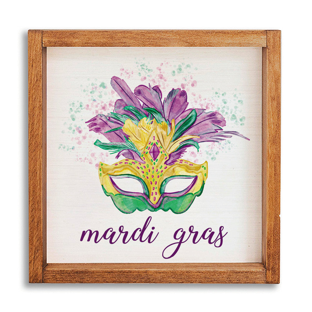 Mardi Gras Mask Wall Art
