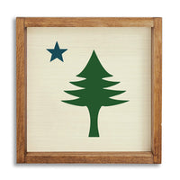 Maine Flag Symbol Wall Art
