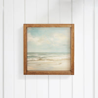 Sea Beach Landscape Wall Art 12" x 12"