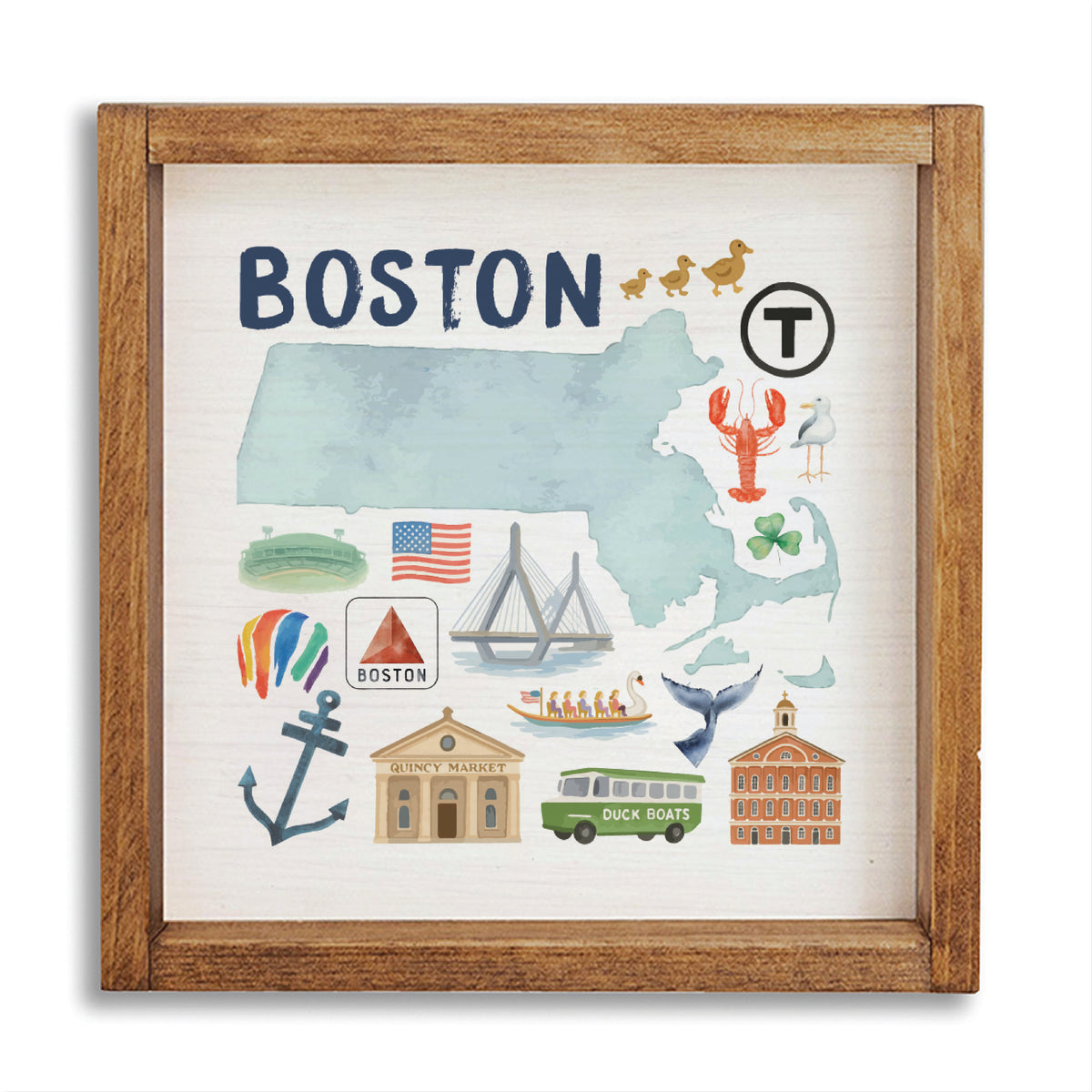 Boston Famous Wall Art