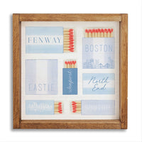 Fenway Boston City Match Box Wall Art