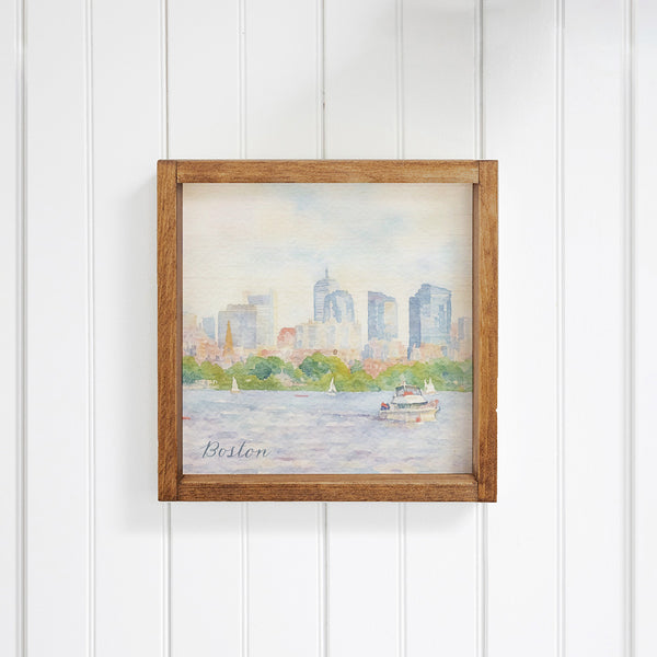 Boston City Wall Art
