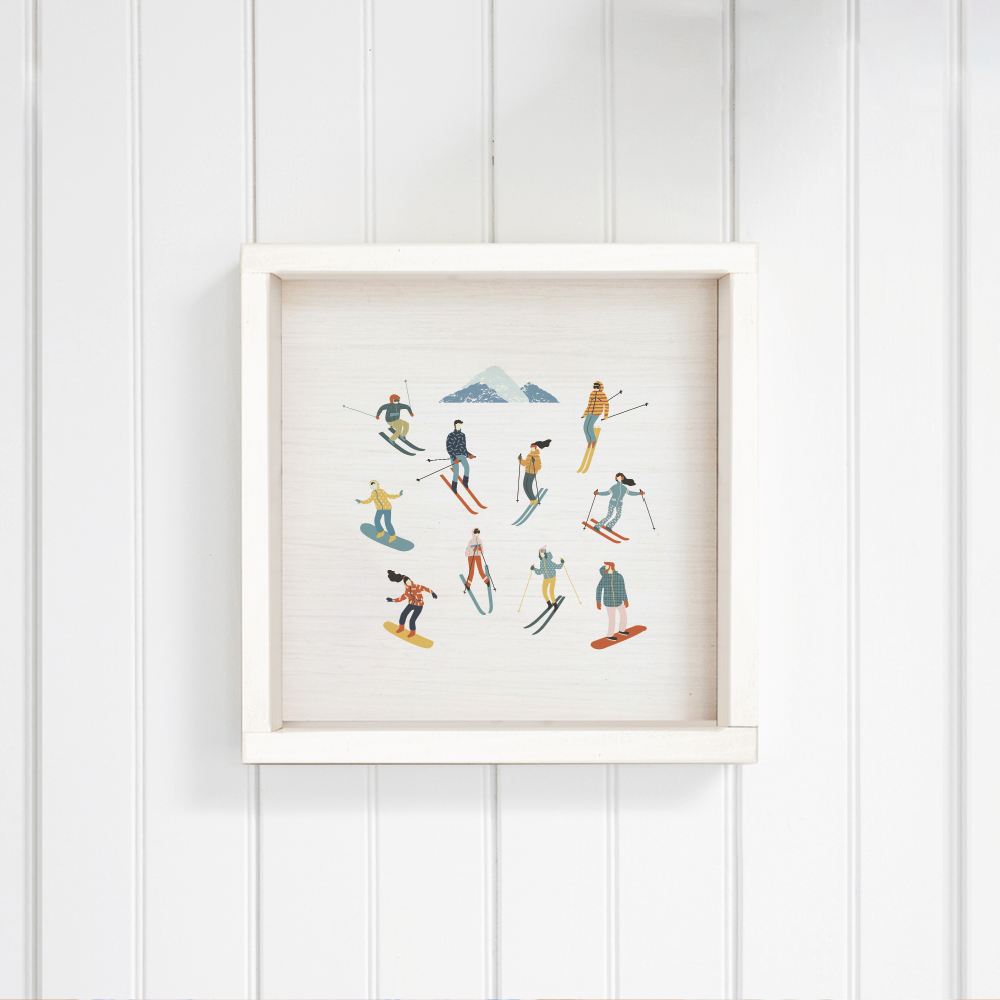 Snow Sport Harmony Wall Art