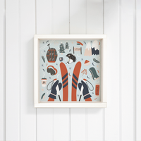 Chairlift Charm Wall Art