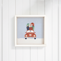 Personalized Holiday Haul Wall Art