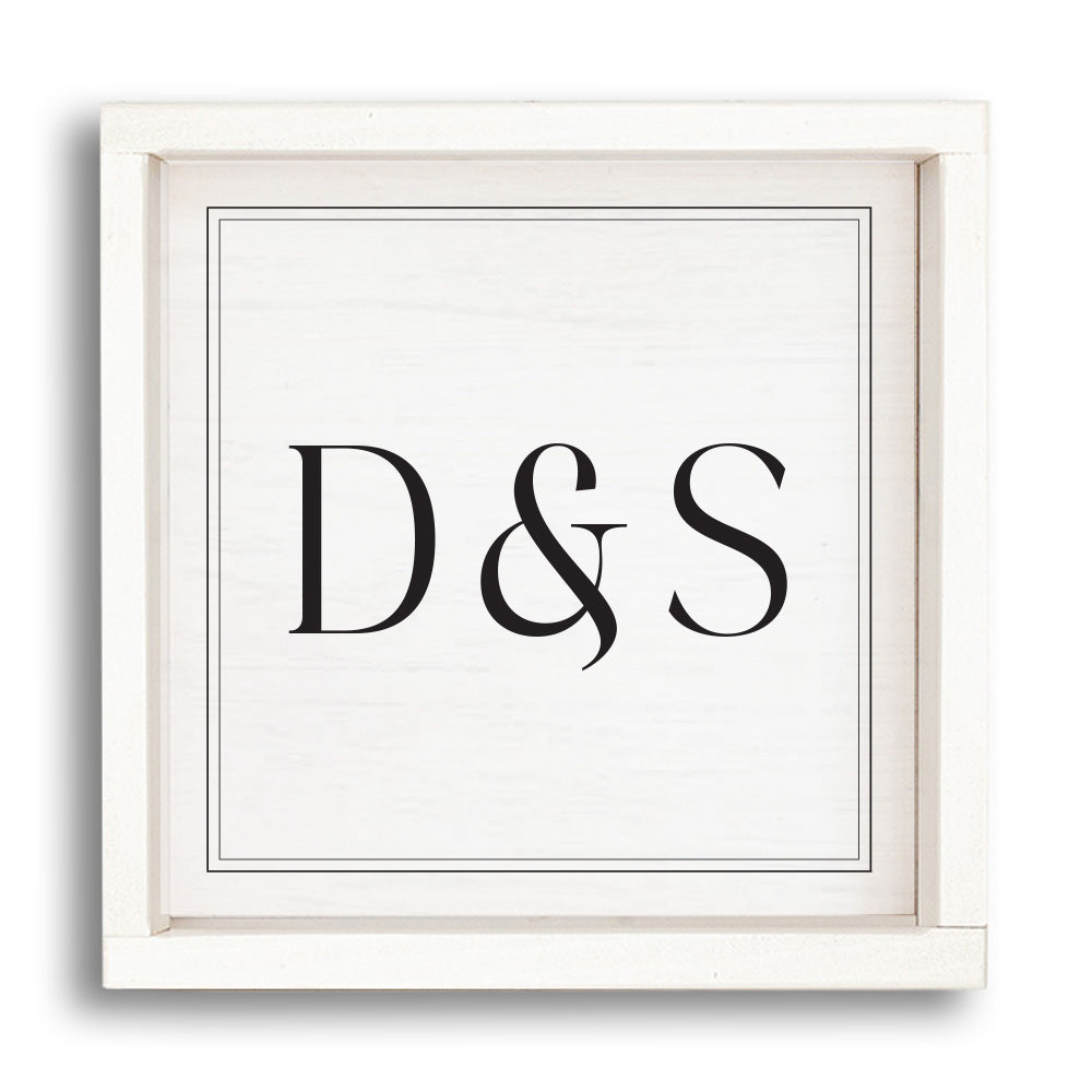 Initials Personalized Wall Art