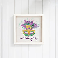 Mardi Gras Mask Wall Art