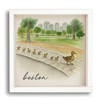 Ducklings Boston Wall Art